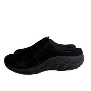 Merrell Jungle Moc Women’s 10 Black Suede Slip On Comfort Shoes
